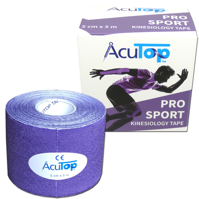 AcuTop PRO SPORT - Wzmocnione Kinesiology tape - fioletowy (ATPS purple)
