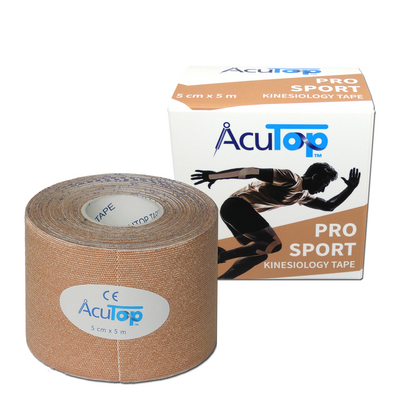 AcuTop PRO SPORT - Wzmocnione Kinesiology tape - beżowe (ATPS beige)
