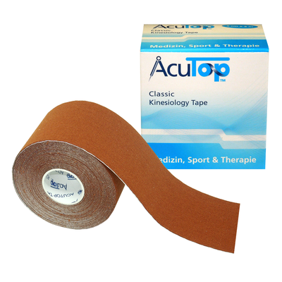 Oryginal Kinesiology Tape AcuTop brown - NIEMIECKA JAKOŚĆ - niska cena (acutop brązowy)