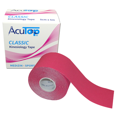 Oryginal Kinesiology Tape AcuTop Pink - NIEMIECKA JAKOŚĆ - niska cena (acutop różowy)