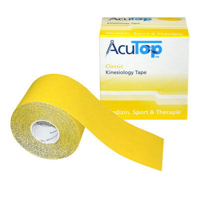 Oryginal Kinesiology Tape AcuTop Yellow - NIEMIECKA JAKOŚĆ - niska cena (acutop żółty)